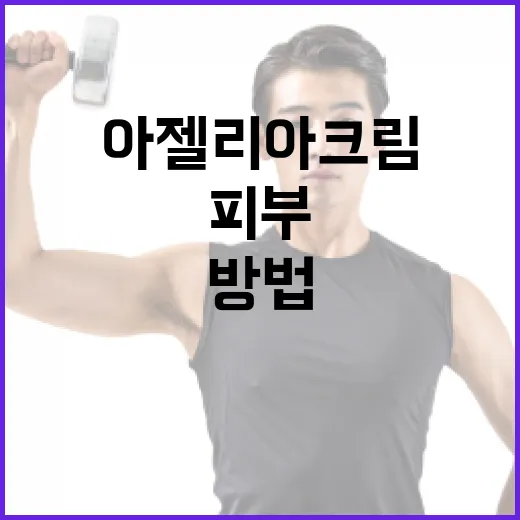 아젤리아크림으로 피부를 건강하게 가꾸는 방법 - 요약
