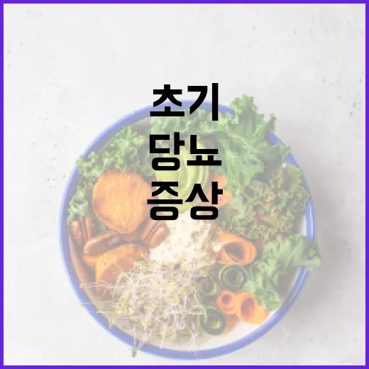 당뇨 초기증상을 알아차리는 방법 - 요약