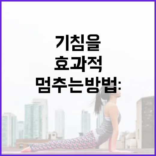 기침을 멈추는 방법: 효과적인 자연 요법과 전문가 조언 - 요약