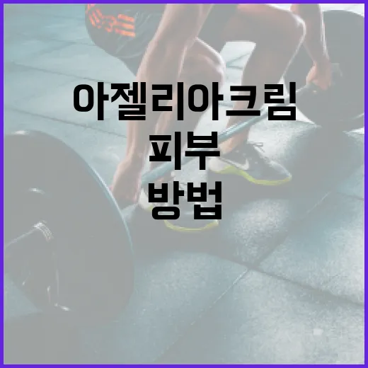 아젤리아크림을 활용하여 건강한 피부를 유지하는 방법 - 요약