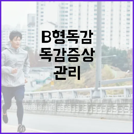 B형 독감 증상을 효과적으로 관리하는 방법 - 요약