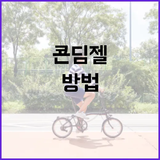 콘딤젤을 활용하여 건강을 증진하는 방법 - 요약