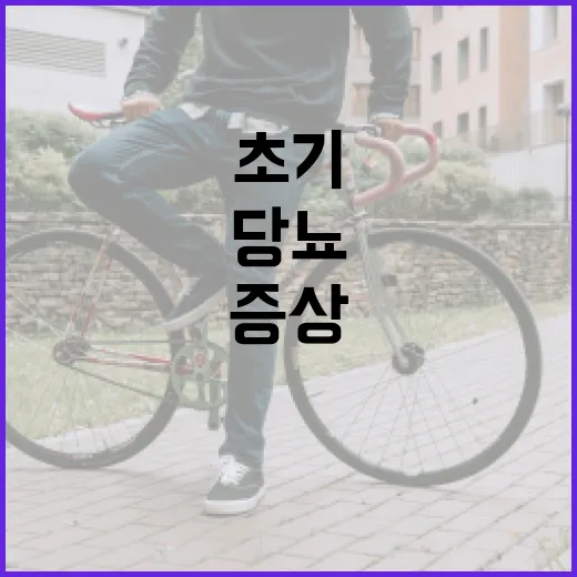 당뇨 초기증상을 알아차리는 방법 - 요약