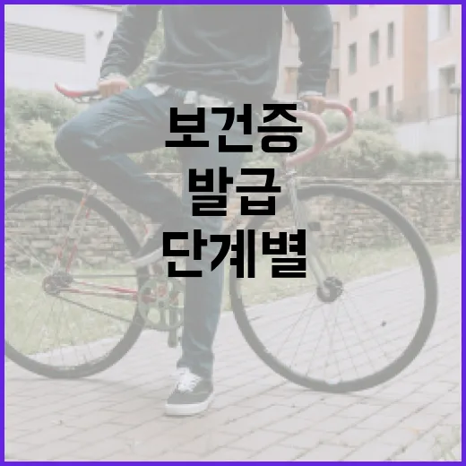 보건증 발급을 위한 단계별 가이드 - 요약