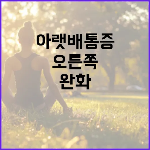 오른쪽 아랫배 통증을 완화하는 방법 - 요약