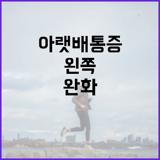 왼쪽 아랫배 통증을 완화하는 방법 - 요약