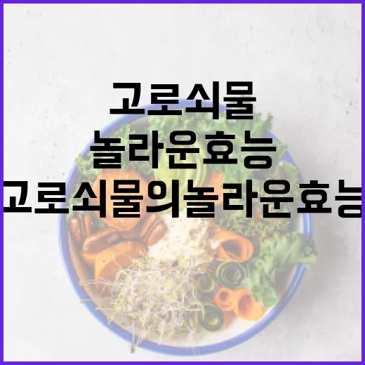 고로쇠물의 놀라운 효능을 알아보는 방법 - 요약