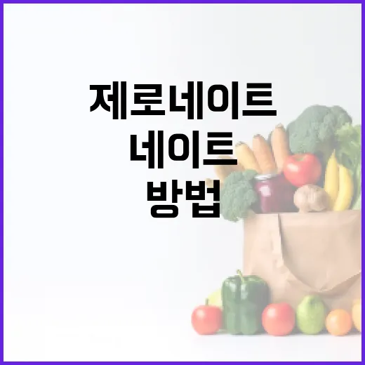 제로네이트로 건강한 생활을 시작하는 방법 - 요약