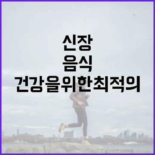 신장 건강을 위한 최적의 음식 선택 방법 - 요약
