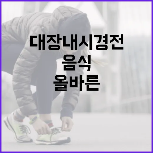 대장내시경 전 준비: 올바른 음식 선택 방법 - 요약