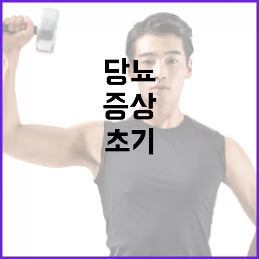 당뇨 초기증상을 인식하는 방법 - 요약