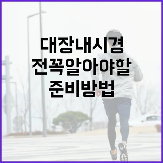 대장내시경 전 꼭 알아야 할 음식 준비 방법 - 요약