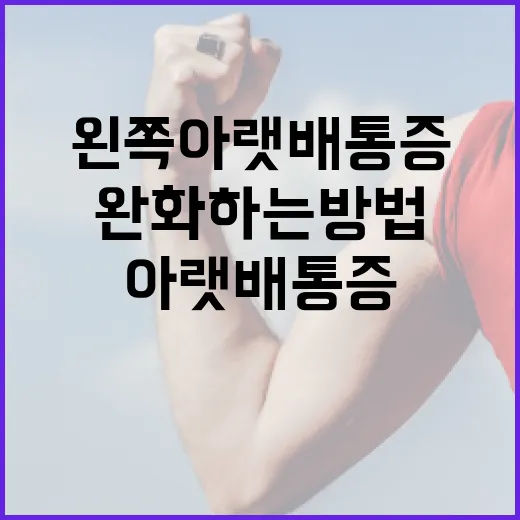 왼쪽 아랫배 통증을 완화하는 방법 - 요약