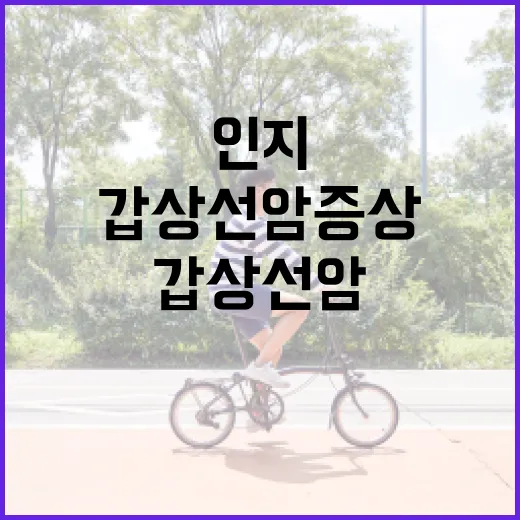 갑상선암 증상을 인지하는 방법 - 요약