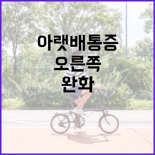 오른쪽 아랫배 통증을 완화하는 방법 - 요약