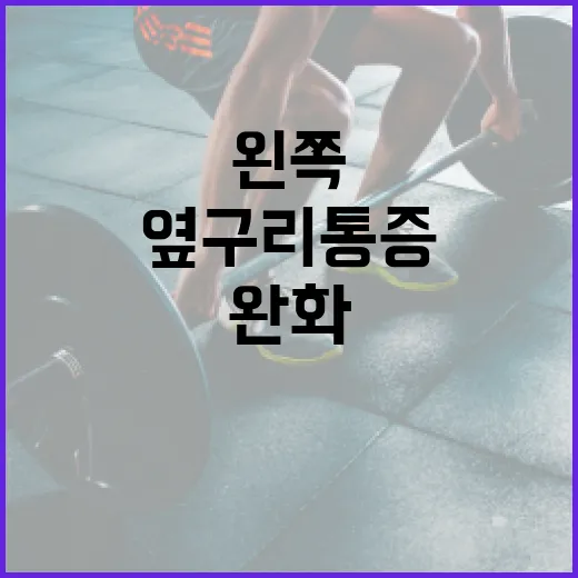 왼쪽 옆구리 통증 완화하는 방법 - 요약