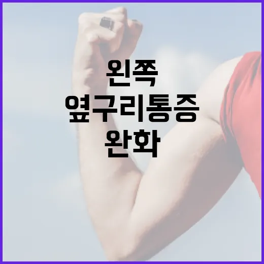 왼쪽 옆구리 통증 완화하는 방법 - 요약