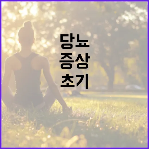 당뇨 초기증상을 인식하는 방법 - 요약