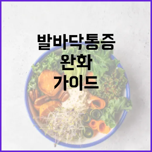 발바닥 통증을 완화하는 방법: 전문가 가이드 - 요약