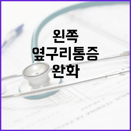 왼쪽 옆구리 통증 완화하는 방법 - 요약