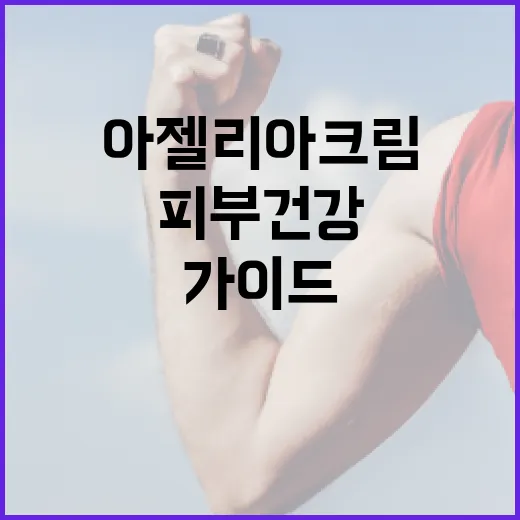 아젤리아크림 사용법: 피부 건강을 위한 완벽 가이드 - 요약