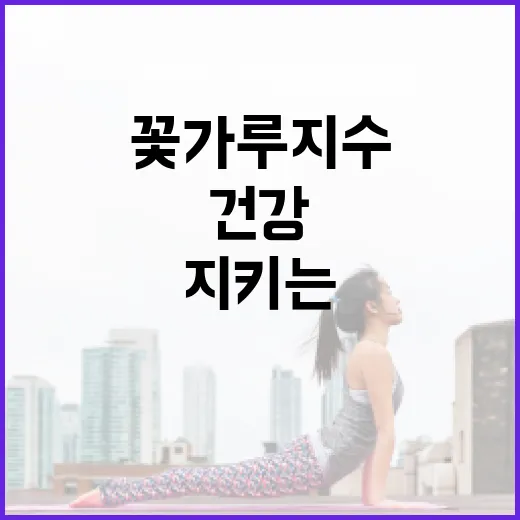 꽃가루지수를 이해하고 건강을 지키는 방법 - 요약