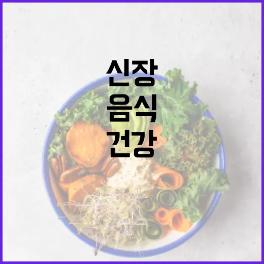 신장 건강을 위한 최고의 음식 선택 방법 - 요약
