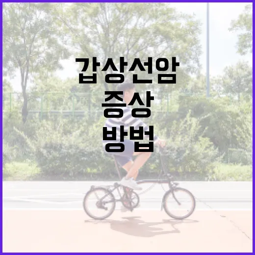 갑상선암 증상을 인지하는 방법 - 요약