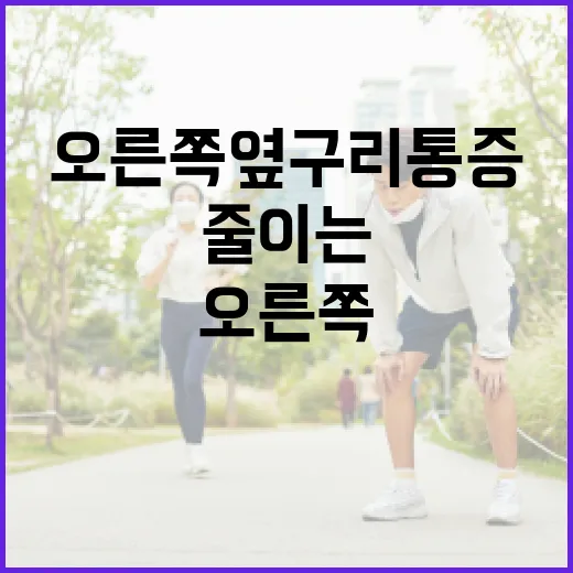 오른쪽 옆구리 통증을 줄이는 방법 - 요약