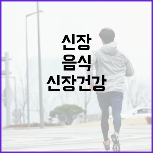 신장 건강을 지키는 음식 섭취 방법 - 요약