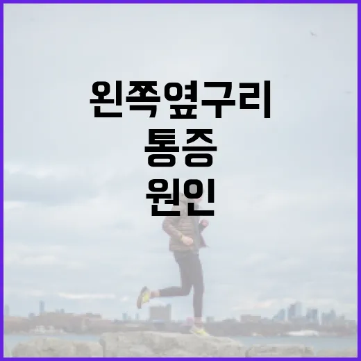 왼쪽 옆구리 통증 완화 방법과 원인 알아보기 - 요약
