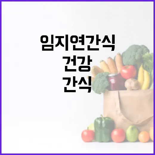 임지연 간식으로 건강하게 간식 즐기는 방법 - 요약