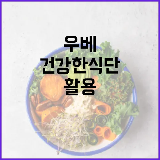 우베를 활용한 건강한 식단을 만드는 방법 - 요약