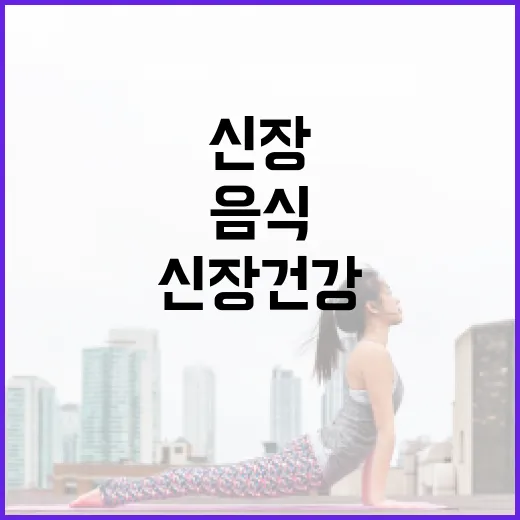 신장 건강을 지키는 음식, 어떻게 선택할까? - 요약