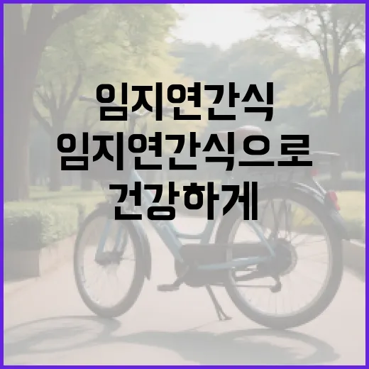 임지연 간식으로 건강하게 간편하게! - 요약