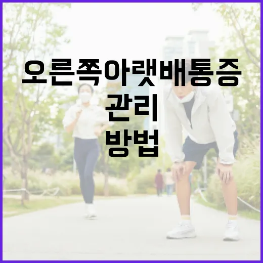 오른쪽 아랫배 통증을 이해하고 관리하는 방법 - 요약