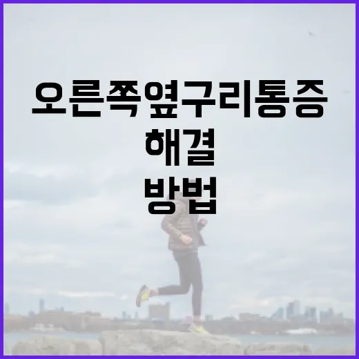 오른쪽 옆구리 통증 해결하는 방법, 이렇게 해보세요! - 요약