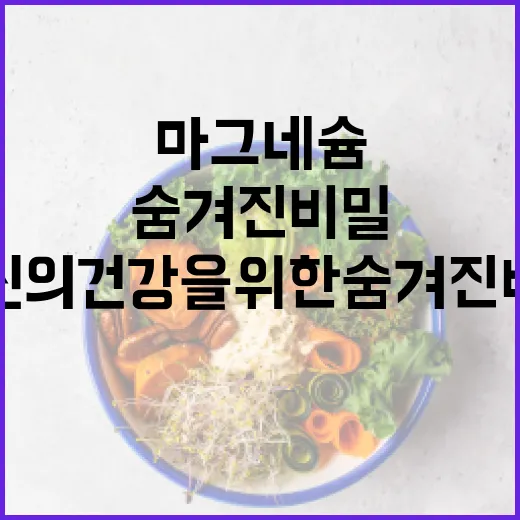 마그네슘, 당신의 건강을 위한 숨겨진 비밀 - 요약