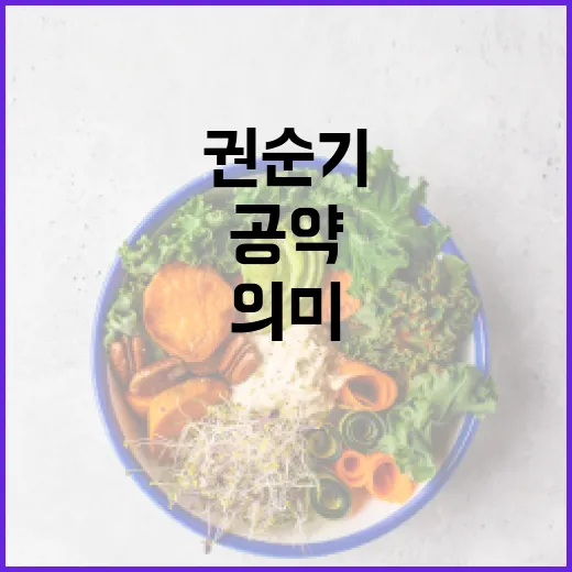 권순기 공약, 그 안에 담긴 의미와 실현 가능성 - 요약