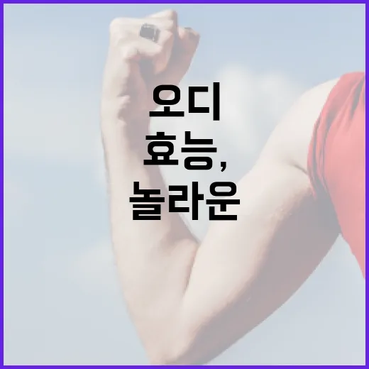 오디의 놀라운 효능, 제대로 알아보기 - 요약