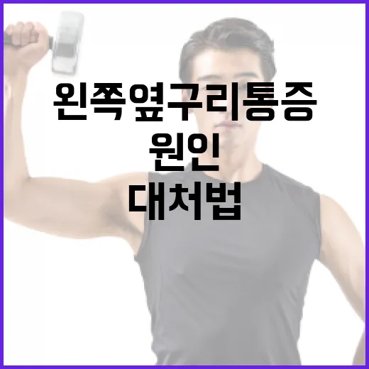 왼쪽 옆구리 통증을 해결하는 방법: 원인부터 대처법까지 - 요약