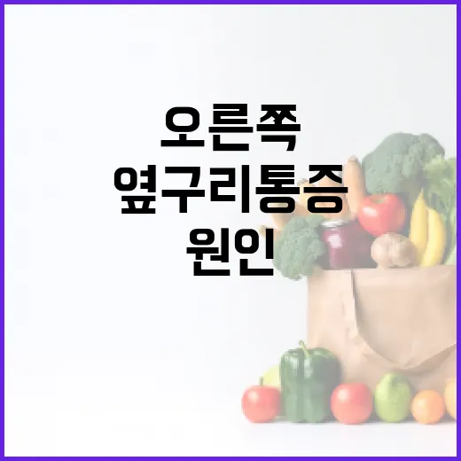 오른쪽 옆구리 통증 해결하기: 원인과 완화 방법 - 요약