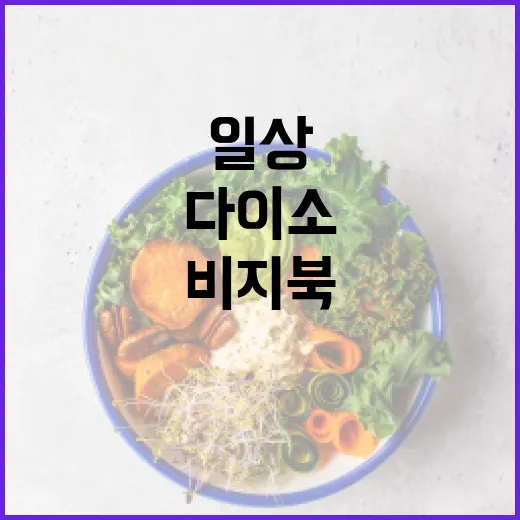 다이소 비지북으로 일상 정리하는 방법 - 요약