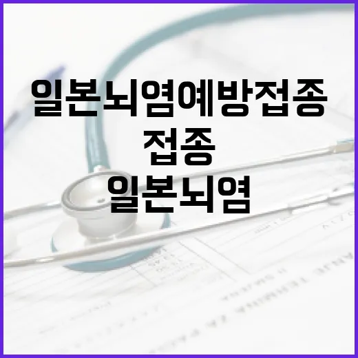 일본뇌염 예방접종, 안전하고 효과적으로 하는 방법 - 요약