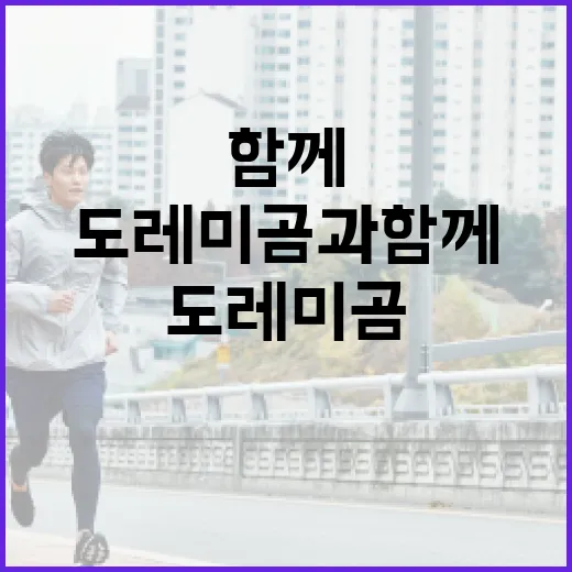 도레미곰과 함께하는 건강한 일상 만들기 - 요약
