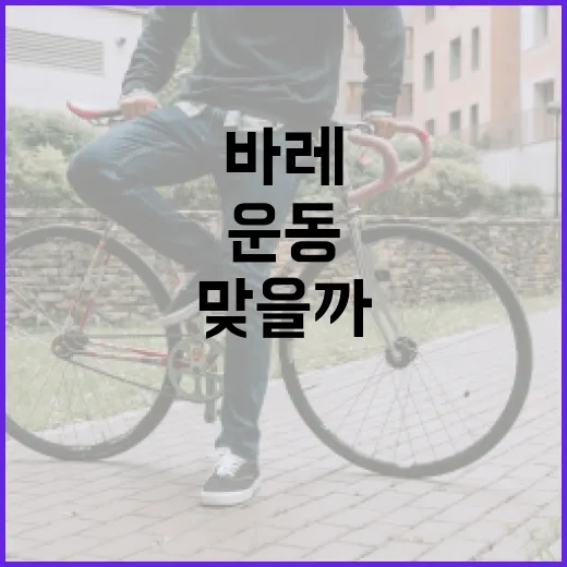 바레운동, 관절에 부담이 적다는데 누구에게 맞을까요? - 요약