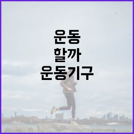 운동기구, 우리 집에 들이기 전에 무엇부터 봐야 할까요? - 요약