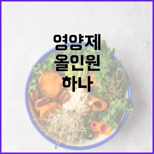 올인원영양제, 하나만 먹으면 정말 충분할까요? - 요약