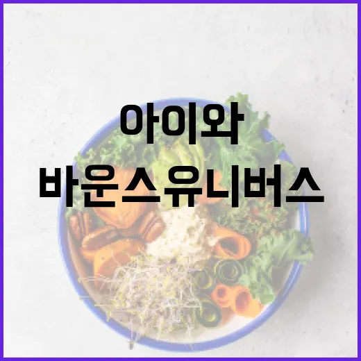바운스 유니버스, 아이와 가기 전에 무엇을 챙기고 계신가요? - 요약
