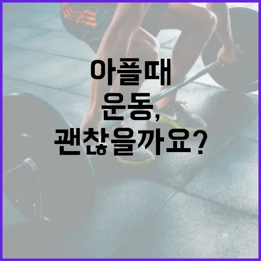 어깨운동, 아플 때도 계속해도 괜찮을까요? - 요약